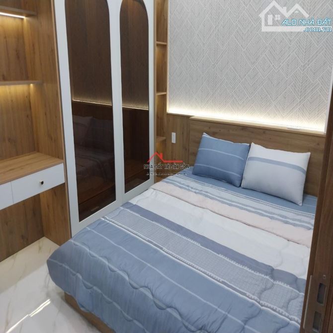 XE HƠI NGỦ TRONG NHÀ NGUYỄN PHÚC CHU - NGAY TRƯỜNG HỌC TÂN TRỤ - 4 TẦNG - GIÁ 6.X TỶ - 5
