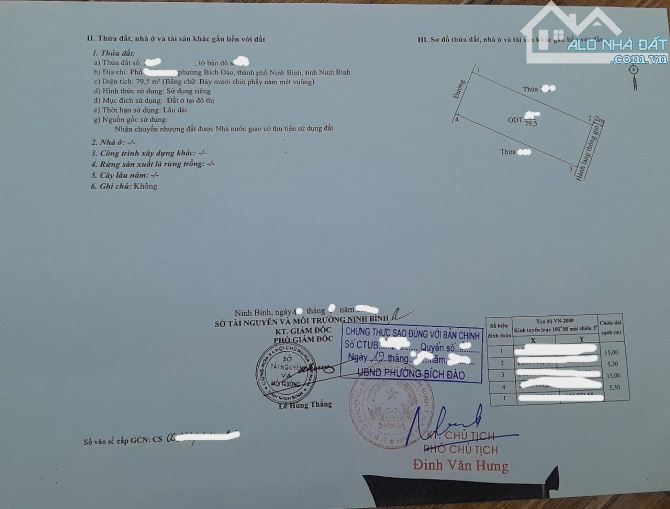 bán nhà phường bích đào - tp hoa lư - 6
