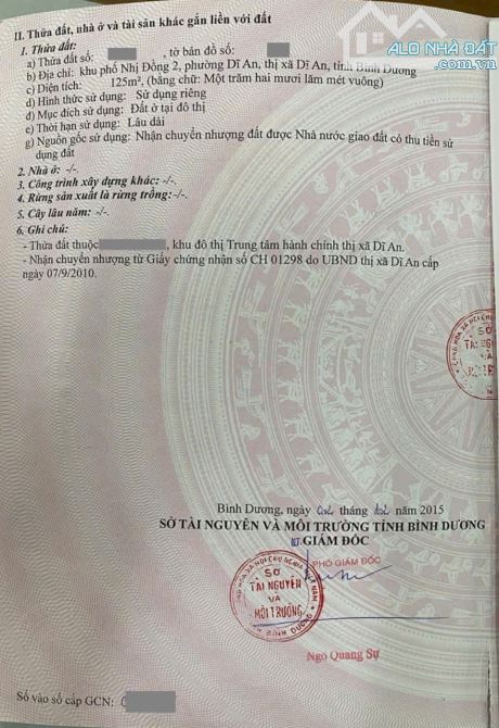 Đất 125m khu hành chính Tp Dĩ An - 7