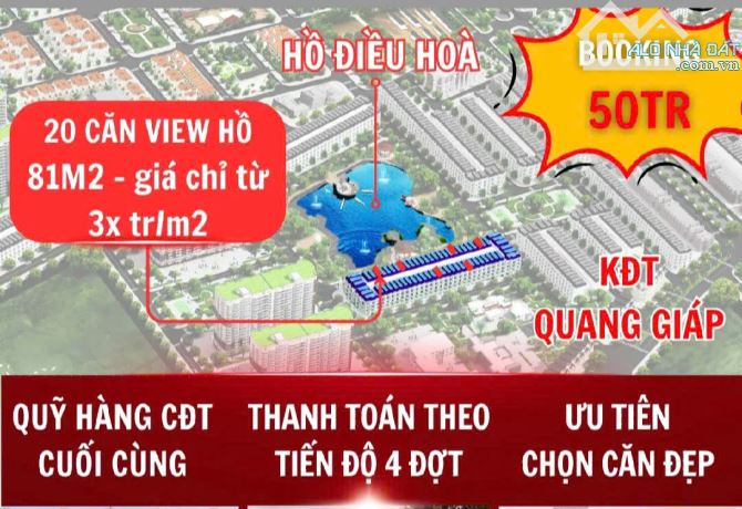 CƠ HỘI CUỐI CÙNG - SỞ HỮU NHÀ PHỐ VIEW HỒ TẠI PHÚ QUÝ GOLDEN LAND-TP HẢI DƯƠNG