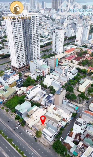 Cho thuê lô đất 445m ngang 15m 2 mặt tiền đường Ngô Quyền Ngay Cầu Rồng 40tr/th
