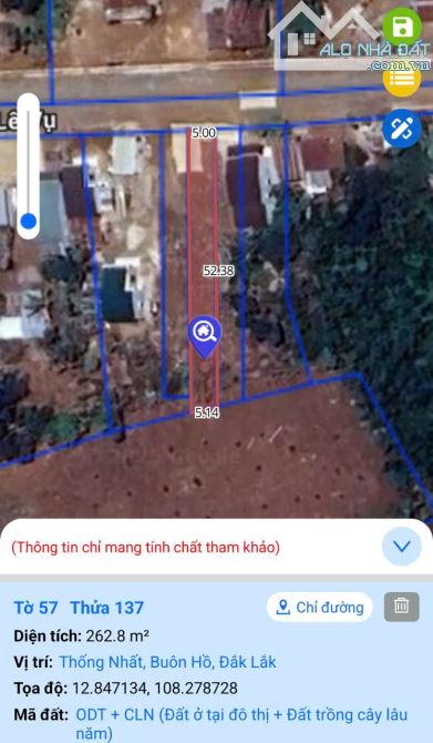 BÁN NHANH LÔ ĐẤT THANH LÝ NGÂN HÀNG. P,THỐNG NHẤT, TX BUÔN HỒ, ĐĂK LĂK