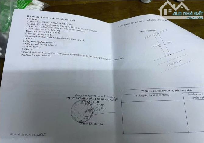 📌📌📌Làm việc trực tiếp!!! Bán lô đất khu đô thị số 9 điện ngọc giá rẻ 🔥 - 1