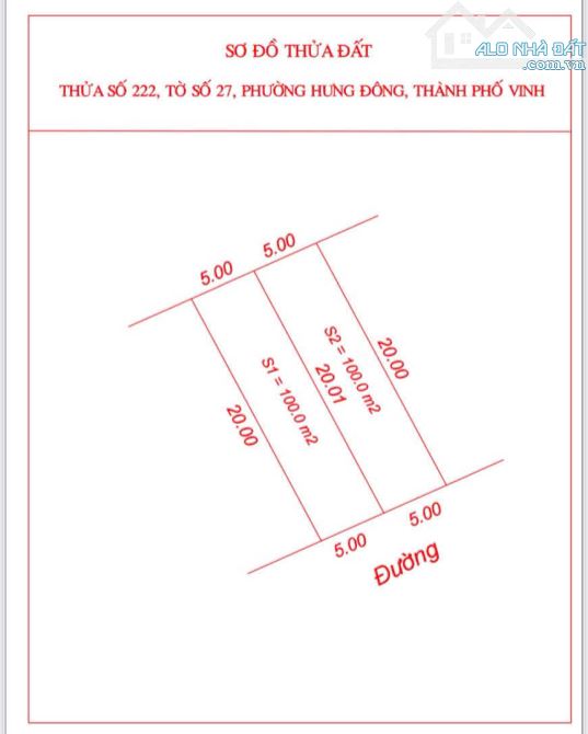 🏡 SIÊU PHẨM ĐẤT ĐẸP HƯNG ĐÔNG TP VINH, GIÁ CỰC MỀM CHỈ 2 TỶxxx 100m2 ĐN đường 6m - 1