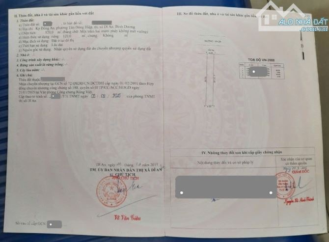 Bán nhà 1T1L 4x30m, mặt tiền chợ Chang p.Tân Đông Hiệp gần Trung Tâm Y Tế Dĩ An - 1