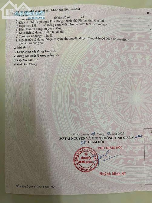 BÁN NHÀ C4 HẺM TRƯỜNG CHINH, P.PHÙ ĐỔNG, TP PLEIKU, GIA LAI