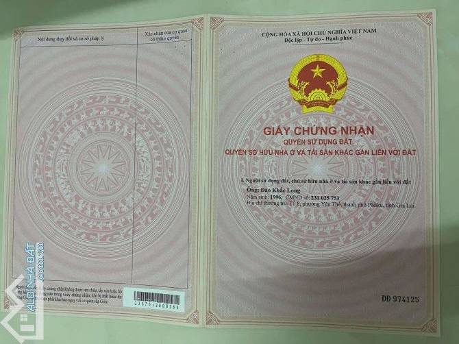 BÁN NHÀ C4 HẺM TRƯỜNG CHINH, P.PHÙ ĐỔNG, TP PLEIKU, GIA LAI - 2