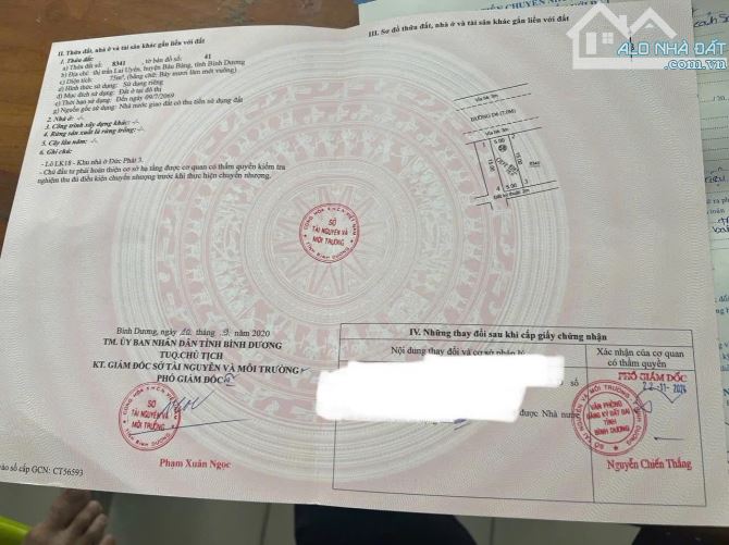 Đất đối diện trường tiểu học Lai Uyên, Bàu Bàng DT 75M2, 100M2 giá từ 700 triệu - 3