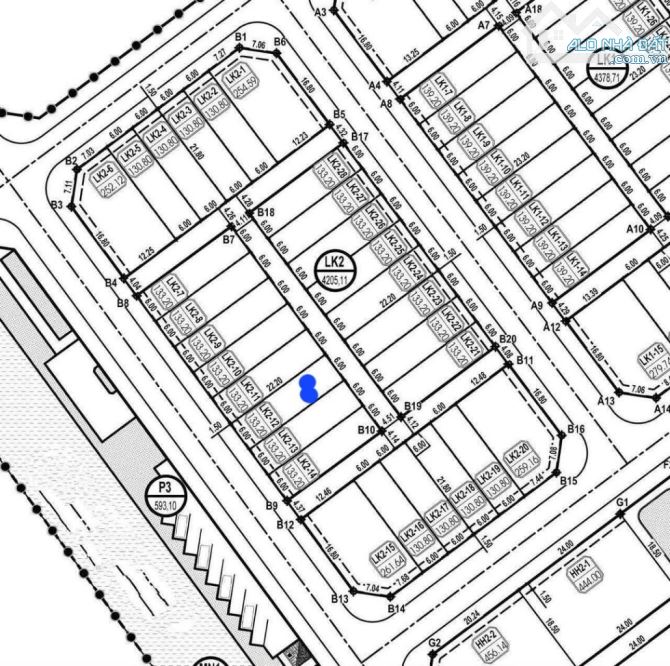 Bán đất đấu giá liên hà đông anh ô tô tránh 130m2 6mt giá 10.3 tỷ - 3