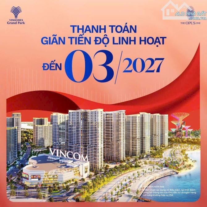 Căn Hộ The Opus One-Siêu Phẩm Độc Bản Vinhomes Grand Park Q9 - 3