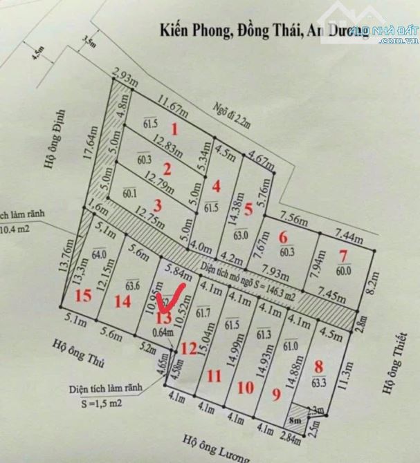 💥💥 CỰC HIẾM – BÁN LÔ ĐẤT 63M² TẠI KIẾN PHONG, ĐỒNG THÁI – GIÁ CHỈ 1,29TỶ - 3