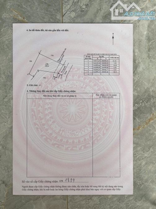 Đất thổ gần 250m2 - Đường ô tô - Sạch đẹp có nền sẵn - 3