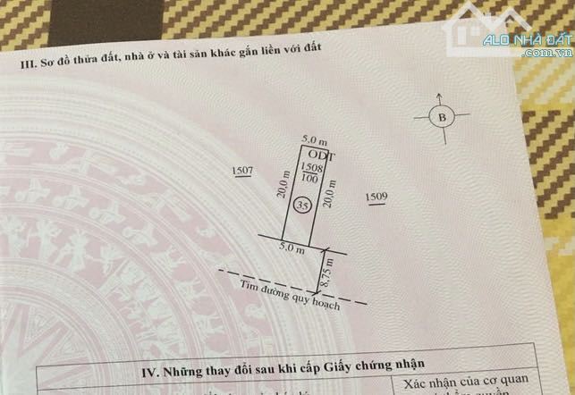 Bán 100m2 đất thổ cư thị trấn Tân phong, Quàng Xương, Thanh Hóa - 4