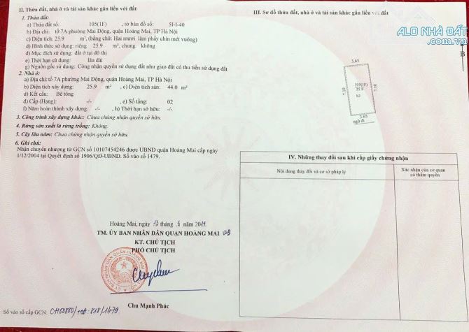 ✨✨BÁN NHÀ MINH KHAI – QUẬN HOÀNG MAI – VỊ TRÍ ĐẸP  - NGÕ NÔNG 3 GÁC - OTO ĐỖ GẦN NHÀ – TI - 4