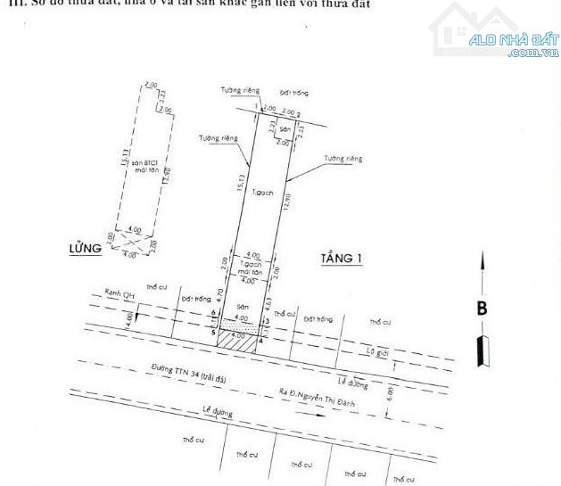 Nhà mặt tiền TTN 34 ,Tân Thới Nhì,Hóc Môn 2Tx 100 m2 . Giá chỉ  4.5 tỷ (TL) - 5