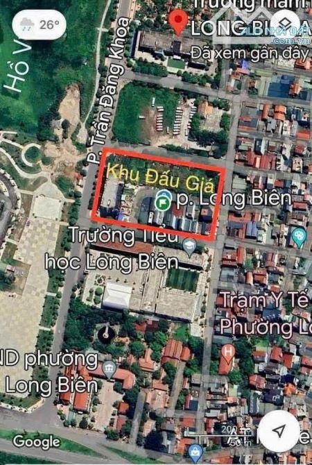 Đất đấu giá TDC Long Biên, Trần Đăng Khoa, Vỉa hè oto tránh, DT 135m2 - MT 7.5m