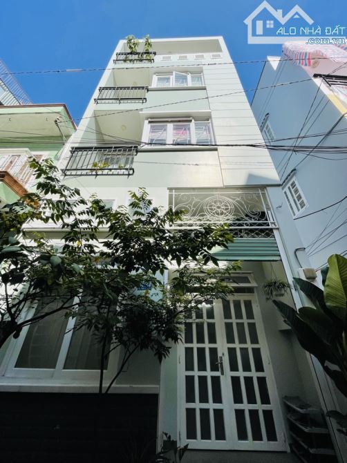 NHÀ SÁT MẶT TIỀN LÊ VĂN SỸ GIÁP QUẬN 3, HẺM THẲNG 61M2, 5 TẦNG NGANG 5.1M, 4PN,NHỈNH 10 TỶ
