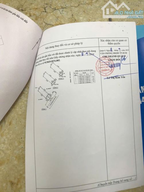 Bán nhà 1T2L ngay Lã Xuân Oai Q9 giá rẻ 133m2 sàn, sổ hồng riêng hoàn công đầy đủ