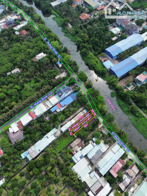 1 Cặp Đất ngang 10m mặt tiền Hưng Định 01, View Sông Búng - 3