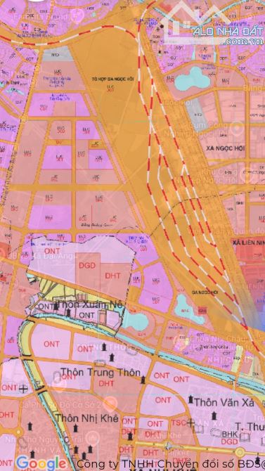 PHÂN LÔ- ĐẤU GIÁ- GIÁP GA TÀU ĐIỆN CAO TỐC NGỌC HỒI