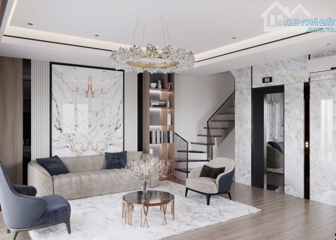 BÁN NHÀ TÁI ĐỊNH CƯ CỰ KHỐI – 45M2, 7 TẦNG, THANG MÁY, GARA Ô TÔ – VIEW VƯỜN HOA