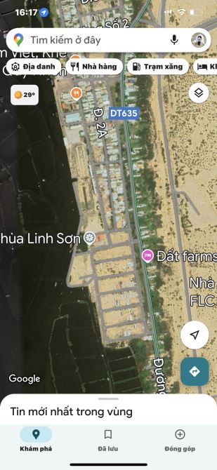 Bán vài lô đất khu TĐC Nhơn Phước , Khe Đá , TP.Quy Nhơn - DT 150m2 - giá 12tr/m2 đến 25tr - 2
