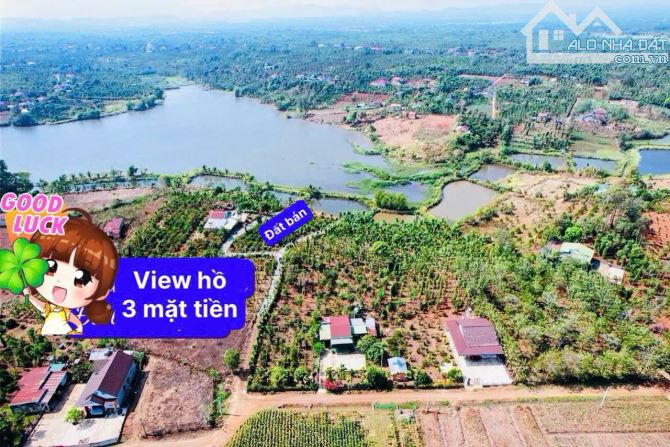 chiếc view HỒ 3 mặt tiền với 148m đỉnh huyện Cư Kuin - 1
