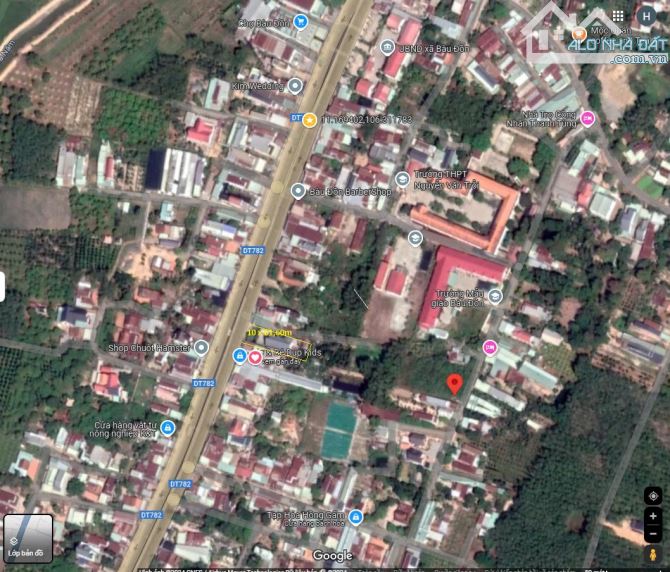 Bán nhà đất mặt tiền đường 782 có nhà nốc thái lớn và 2 căn ki ốt ở trước,DT 10 x 61,60m - 1