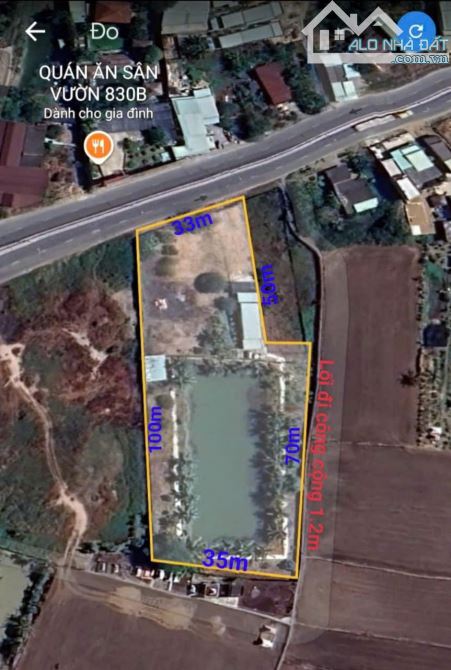 4.000m2 (sẵn 900m2 thổ cư) mt Tỉnh lộ 830 mới, Tân Trạch, Cần Đước. Giá rẻ 25 tỷ TL - 1