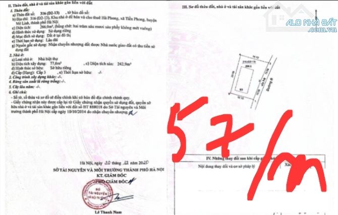 Bán đất-bán biệt thự- Khu Đô Thị Hà Phong- Tiền Phong - 2