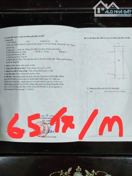 Bán đất-bán biệt thự- Khu Đô Thị Hà Phong- Tiền Phong - 22