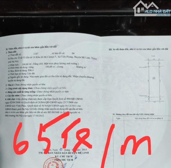 Bán đất-bán biệt thự- Khu Đô Thị Hà Phong- Tiền Phong - 8