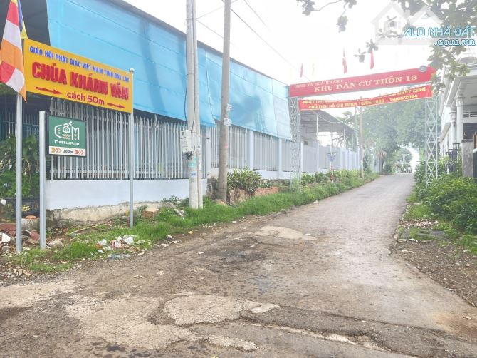 Đất Hoà Khánh gần Quốc Lộ 14 trường học và chợ