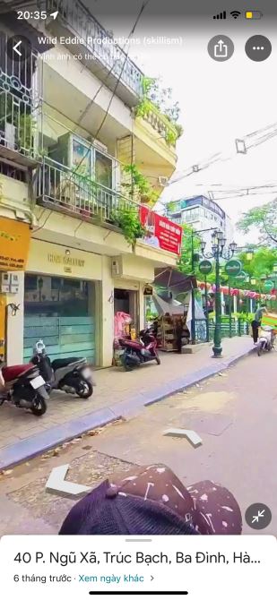 Bán nhà mặt đất phố ngũ xã hà nội