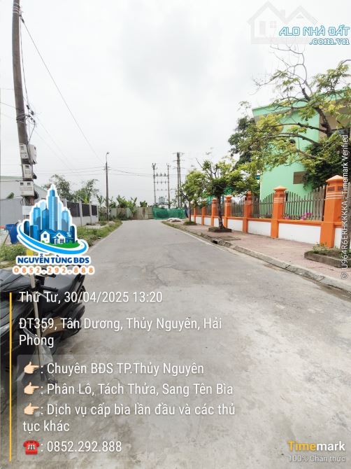 Bán 75m2 đất khu phân lô đầm tràng, phường Dương Quan