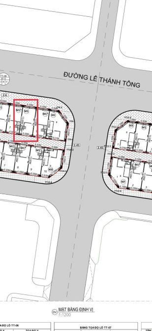 Shophouse Kho 3 Lạc Viên, mặt đường Lê Thánh Tông - 78m2 - mt 6m - 6 tầng thô - giá 18 tỷ