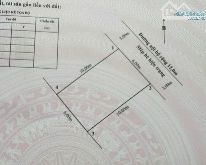 60m2 đất TĐC Lê Hồng Phong gần Phượng Chi - Ngang 6m - Đông Bắc - 2
