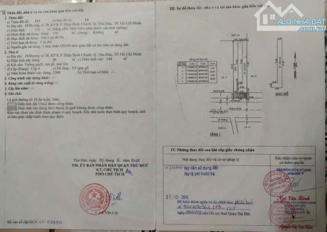 Bán TS MẶT TIỀN đường số 38 - Hiệp Bình Chánh - Ngay chợ Hiệp Bình - Thủ Đức. - 2