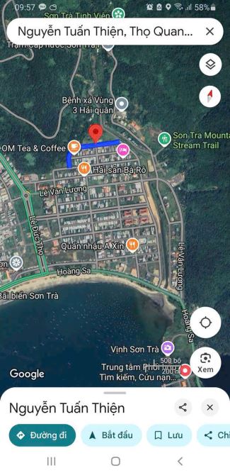 Bán 300 m2 đất đẹp view núi Sơn Trà -MT đường Nguyễn Tuấn Thiện, Đà Nẵng Giá Tốt có TL - 2