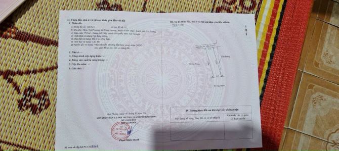 Bán đất tặng nhà cấp 4 Thuỵ Hương Kiến Thuỵ