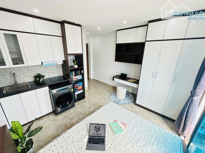 Cho Thuê CCMN Ngõ 44 Hào Nam Đống Đa 30m2 Studio Full Nội Thất Thang Máy Ban Công Giặt - 11