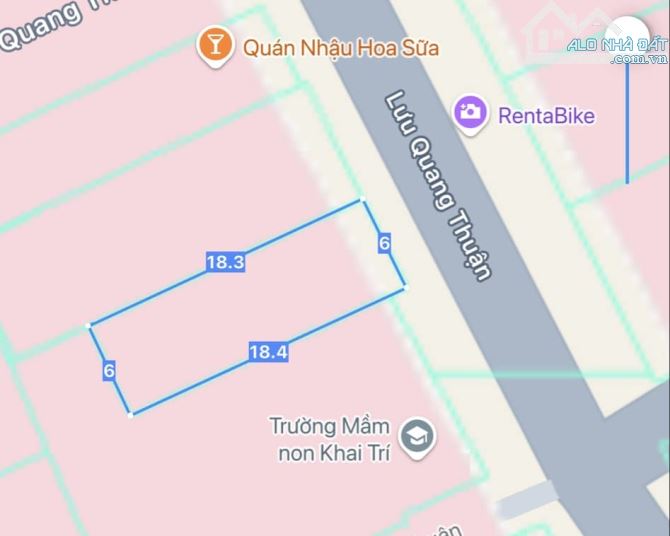 Lô đất ngang 6m Lưu Quang Thuận ngay gần biển - 1