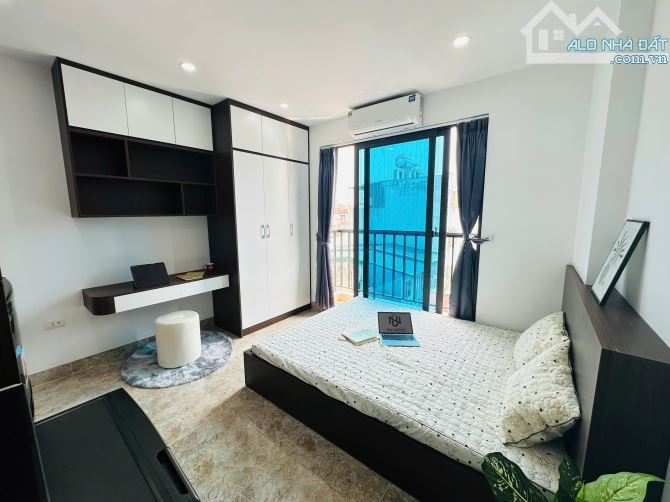 Cho Thuê CCMN Ngõ 44 Hào Nam Đống Đa 30m2 Studio Full Nội Thất Thang Máy Ban Công Giặt - 14