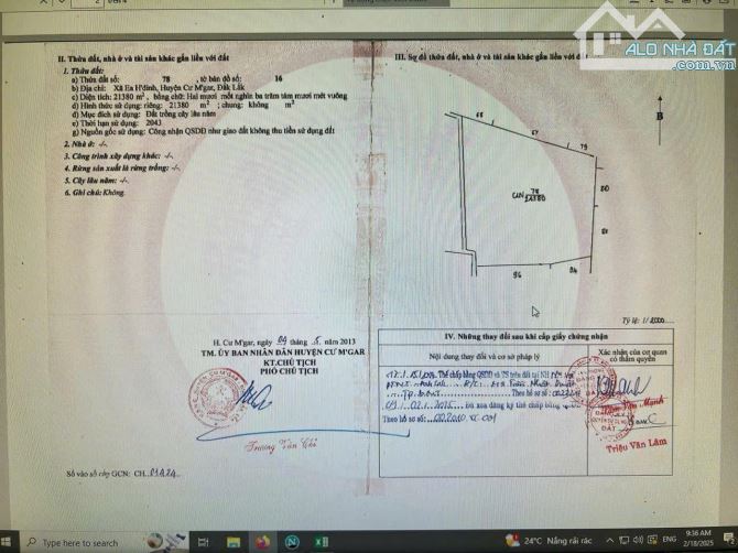 Cần bán 2.1ha đất đỏ tại Ea Hding Cua Mgar DakLak - 3