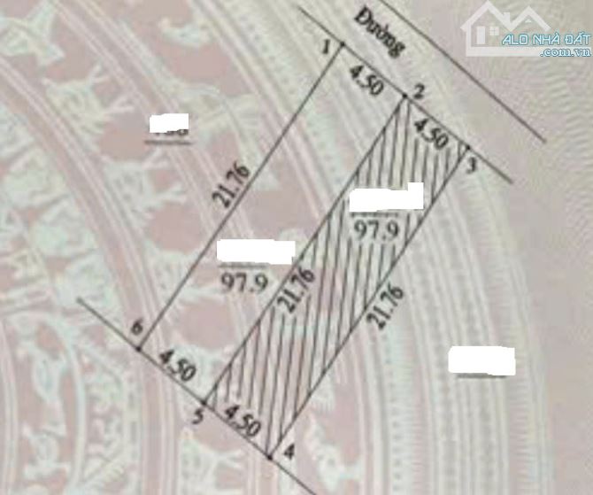 Bán Đất ở Vân Côn, gần Quyết Tiến, Hoài Đức, ĐL Thăng Long, ngõ ô tô. Giá: 4,6 tỷ. 98m2 - 4