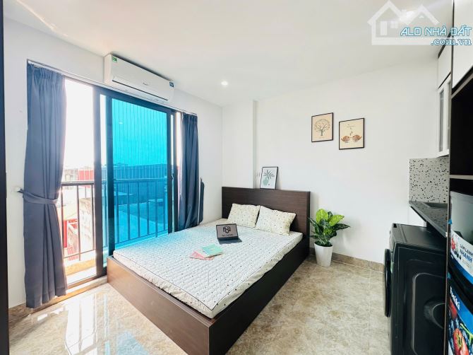Cho Thuê CCMN Ngõ 44 Hào Nam Đống Đa 30m2 Studio Full Nội Thất Thang Máy Ban Công Giặt - 9