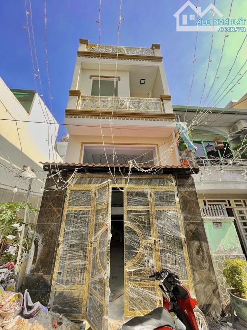 ✨ NHÀ 4 TẦNG HXH MỚI XÂY 56M2 (4x14M), 1 Trệt + 1 Lửng + 1 Lầu & Sân thượng (3PN) - 5,5 TỶ
