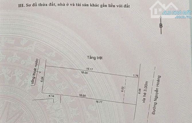Đất tặng nhà c4 MT Nguyễn Hoàng - trung tâm Đà Nẵng