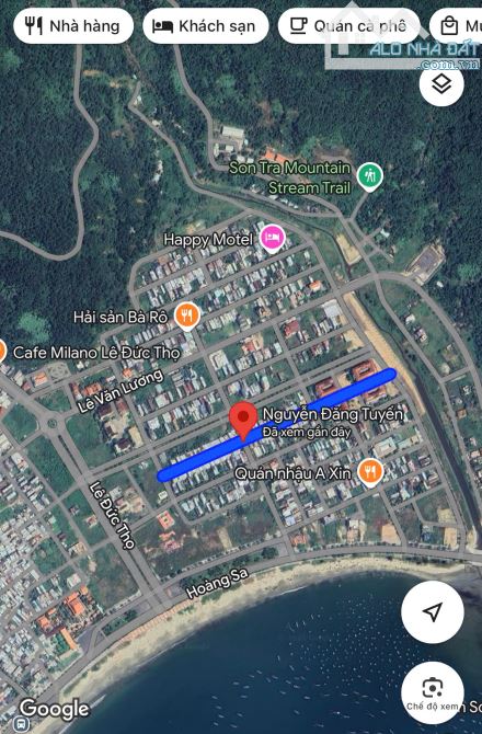 Bán Gấp đất 90m2 - MT đường Nguyễn Đăng Tuyển, khu đầu tuyến gần núi Sơn Trà - Giá RẺ
