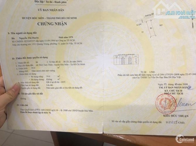 CCG cần bán căn nhà ngay gần thị trấn hóc môn giá chỉ 1 tỷ 050 - 1